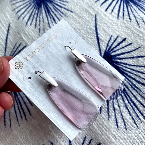 New Kendra Scott Violet Maize Drop Earrings - Picture 9 of 13